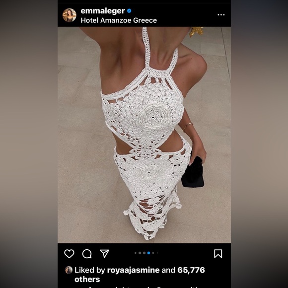 Cult Gaia Accalia Crochet Gown - Picture 4 of 15